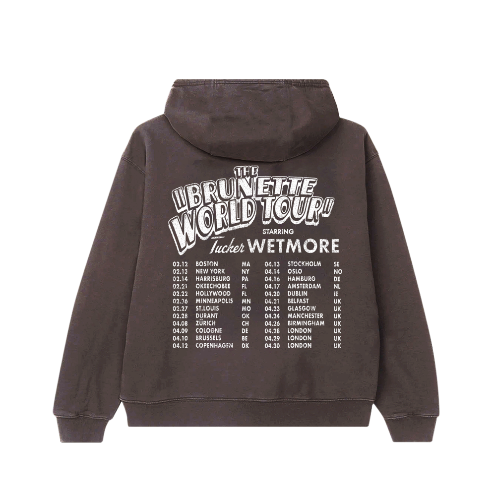 Brunette World Tour Hoodie Back