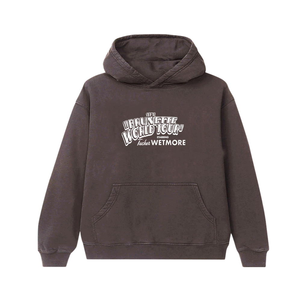 Brunette World Tour Hoodie front