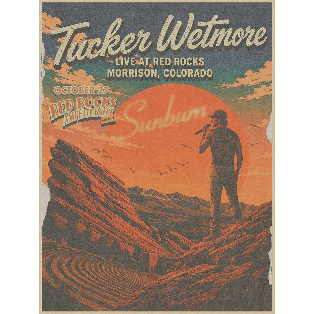 LIVE AT RED ROCKS POSTER