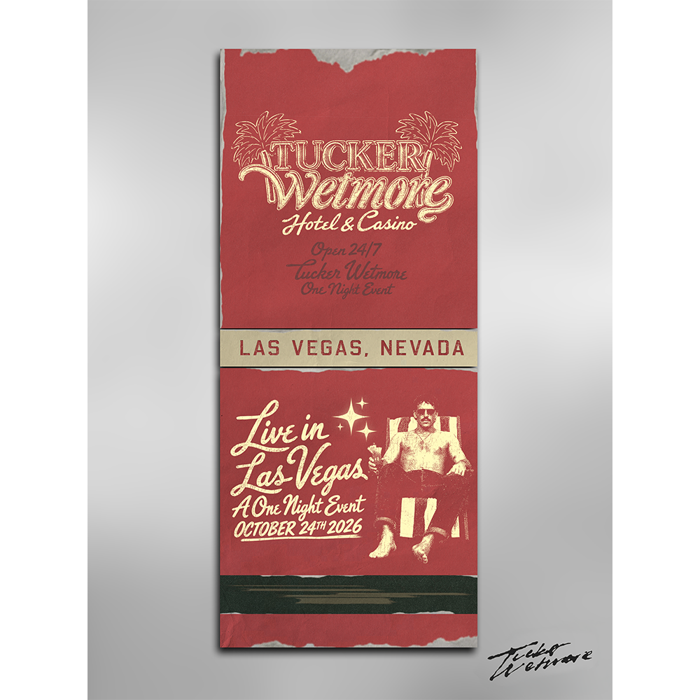 Vegas 10/24/26 Limited Edition Poster