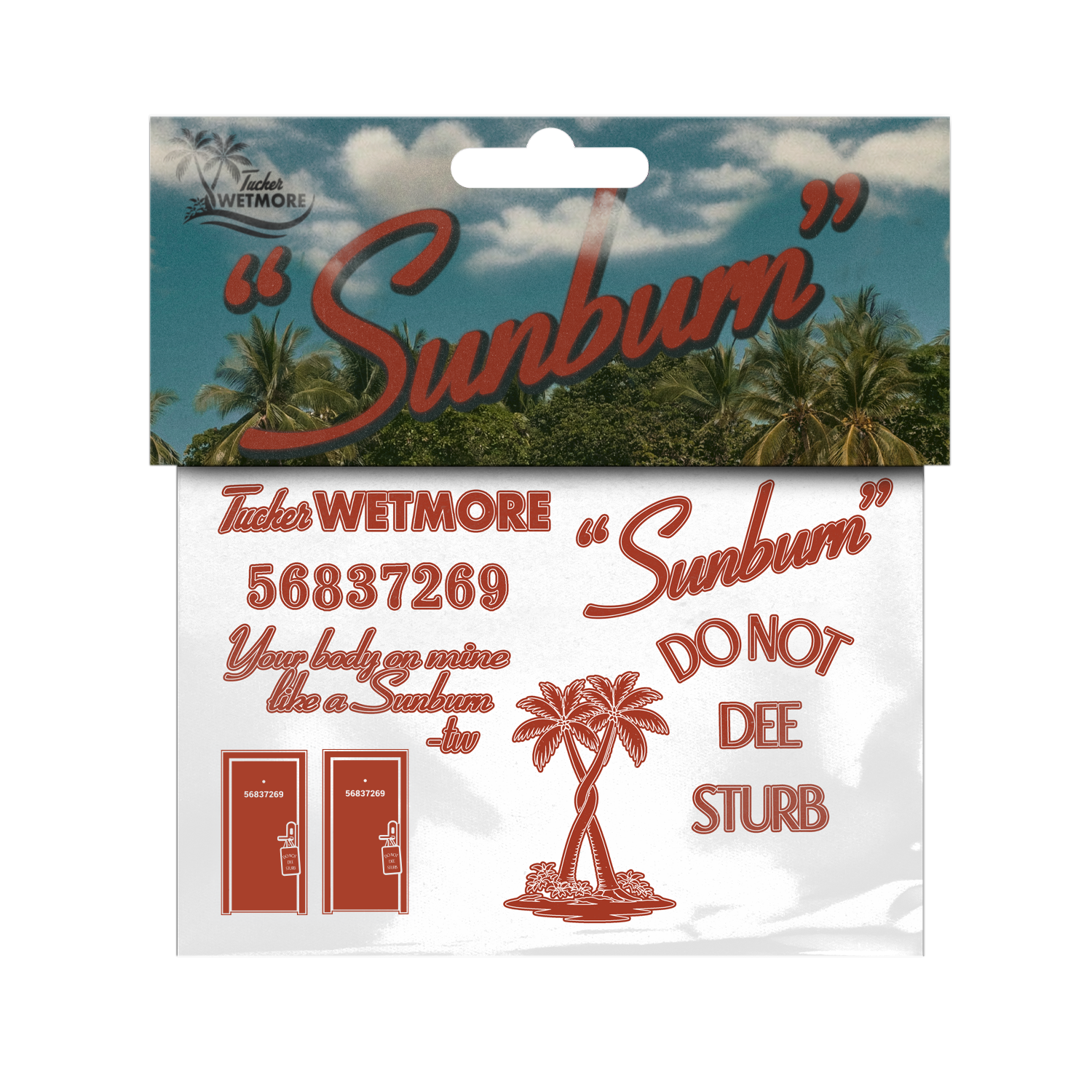 Sunburn Temporary Tattoos