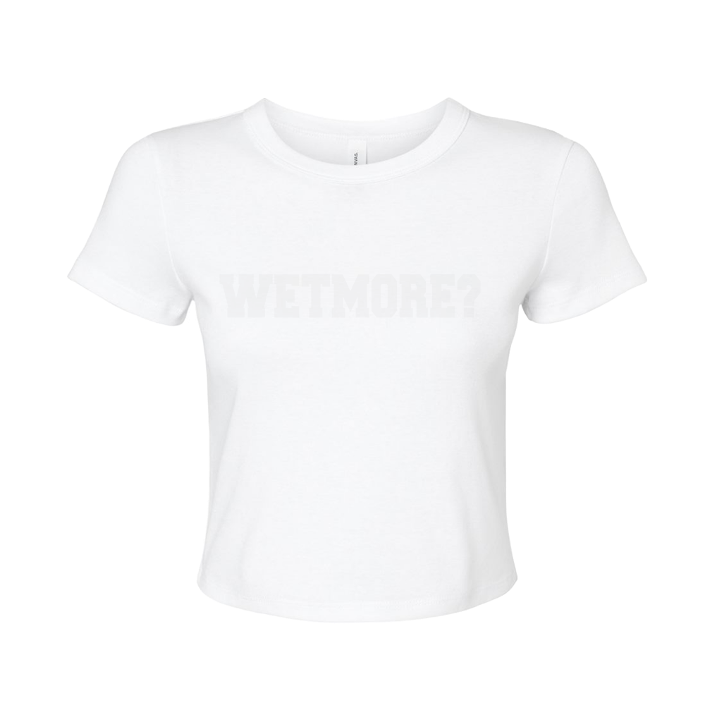 Soaked Baby Tee Front Dry