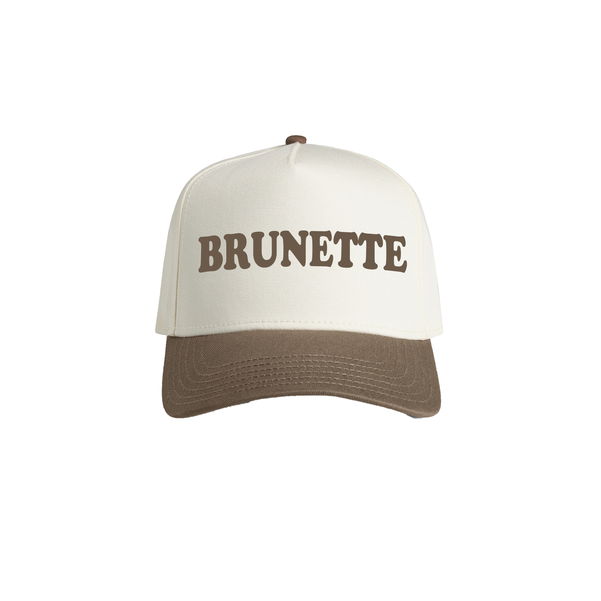 Brunette Trucker Hat Front